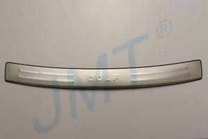 Накладка на задний бампер с логотипом JMT Volkswagen Golf VI 2009-2013 ― Auto-Clover