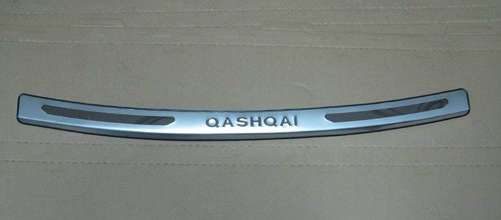 Накладка на задний бампер стальная OEM-Tuning Nissan Qashqai 2007-2013 no.8810