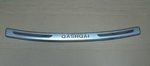 Накладка на задний бампер стальная OEM-Tuning Nissan Qashqai 2007-2013