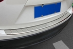 Накладка на задний бампер стальная с загибом OEM-Tuning Mazda CX-5 2012-2017