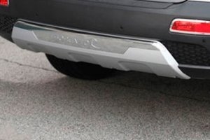 Накладка на задний бампер (вариант 2) OEM-Tuning KIA Sorento 2009-2012 ― Auto-Clover