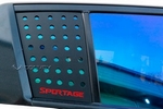 Накладка перфорированная на заднее стекло бокового окна Convoy KIA Sportage 2010-2015