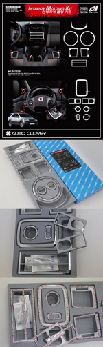 Накладки для салона хромированные Autoclover KIA Sorento 2001-2009