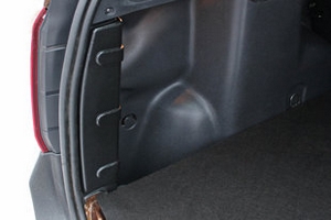 Накладки на боковые стойки багажника пластиковые Русская Артель Renault Duster 2011-2019 ― Auto-Clover