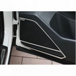 Накладки на динамики дверей стальные (вариант 1) OEM-Tuning Volkswagen Tiguan II 2016-2019