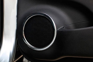Накладки на динамики хромированные OEM-Tuning Nissan X-Trail 2014-2019 ― Auto-Clover