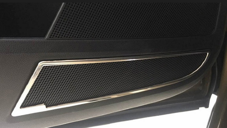 Накладки на динамики нижние передней двери пластиковые OEM-Tuning Skoda Kodiaq 2016-2019 no.5635
