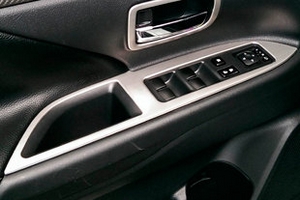 Накладки на панель управления на дверях стальные OEM-Tuning Mitsubishi Outlander III 2013-2019 ― Auto-Clover