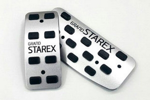 Накладки на педали (АКПП) Automaru Hyundai Grand Starex (H-1) 2007-2019 ― Auto-Clover