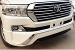 Накладки на передний и задний бампер белые Executive OEM-Tuning Toyota Land Cruiser 200 2007-2019