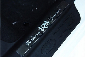 Накладки на пороги ArtX KIA Picanto 2004-2011 ― Auto-Clover