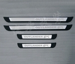 Накладки на пороги OEM-Tuning Mitsubishi Outlander III 2013-2019