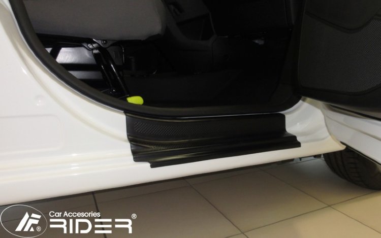 Накладки на пороги пластиковые Rider Citroen Berlingo 2008-2019 no.13585