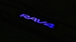 Накладки на пороги с Led-подсветкой JMT Toyota RAV4 2013-2019