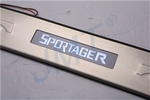 Накладки на пороги с Led подсветкой JMT KIA Sportage 2010-2015