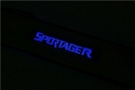 Накладки на пороги с Led подсветкой JMT KIA Sportage 2010-2015