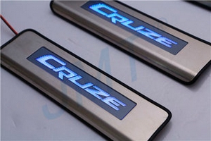 Накладки на пороги с Led подсветкой JMT Chevrolet Cruze 2008-2016 ― Auto-Clover