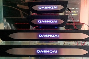 Накладки на пороги с Led подсветкой OEM Style JMT Nissan Qashqai 2014-2019 ― Auto-Clover
