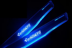 Накладки на пороги с подсветкой AL Hair Line Dxsoauto Производители Dxsoauto ― Auto-Clover