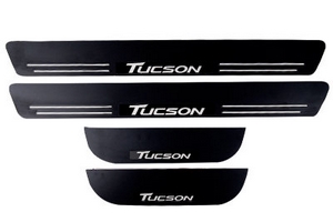 Накладки на пороги с подсветкой SenseLight Hyundai Tucson 2015-2019 ― Auto-Clover