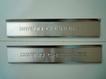 Накладки на пороги стальные (2 элемента) Omsa Line Jeep Grand Cherokee 2010-2019