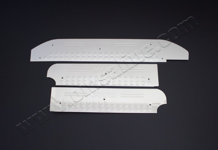 Накладки на пороги стальные (3 элемента) Omsa Line Mercedes-Benz Vito W639 2003-2014 no.13546
