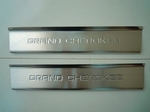 Накладки на пороги стальные (4 элемента) Omsa Line Jeep Grand Cherokee 2010-2019