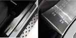 Накладки на пороги стальные (8 элементов) OEM-Tuning Mitsubishi Outlander III 2013-2019