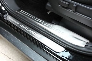 Накладки на пороги стальные (8 элементов) OEM-Tuning Mitsubishi Outlander III 2013-2019 ― Auto-Clover