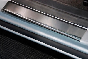 Накладки на пороги стальные Alu-Frost Land Rover Range Rover Sport 2013-2019 ― Auto-Clover