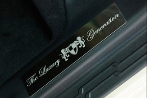 Накладки на пороги стальные ArtX Chevrolet Aveo 2011-2019 ― Auto-Clover