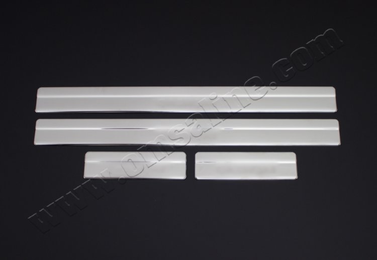 Накладки на пороги стальные без надписи Omsa Line Nissan Qashqai 2007-2013 no.8557