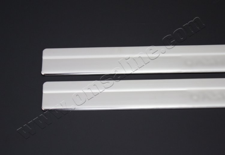 Накладки на пороги стальные без надписи Omsa Line Nissan Qashqai 2007-2013 no.8557