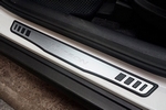 Накладки на пороги стальные Dxsoauto Hyundai Tucson 2015-2019