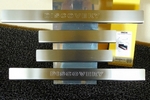Накладки на пороги стальные INOX Alu-Frost Land Rover Discovery III 2004-2009