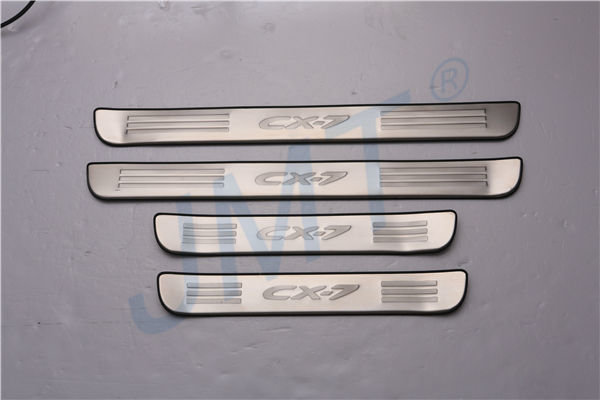 Накладки на пороги стальные JMT Mazda CX-7 2006-2012 no.10678