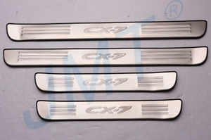 Накладки на пороги стальные JMT Mazda CX-7 2006-2012 ― Auto-Clover