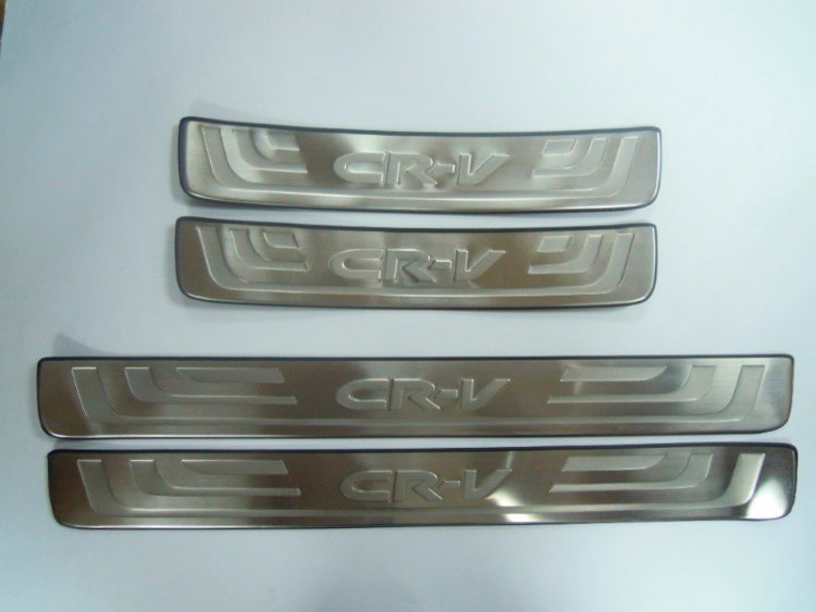 Накладки на пороги стальные JMT Honda CR-V III 2007-2011 no.10680