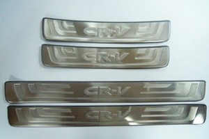 Накладки на пороги стальные JMT Honda CR-V III 2007-2011 ― Auto-Clover