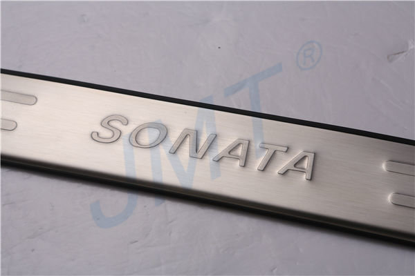 Накладки на пороги стальные JMT Hyundai Sonata 2009-2014 no.10687