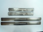 Накладки на пороги стальные JMT Toyota Corolla 2000-2006