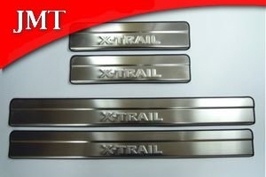 Накладки на пороги стальные JMT Nissan X-Trail 2014-2019 ― Auto-Clover