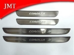 Накладки на пороги стальные JMT Toyota Corolla 2007-2013