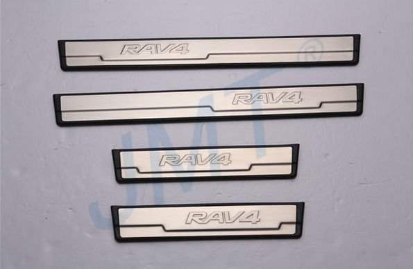Накладки на пороги стальные JMT Toyota RAV4 2013-2019 no.15032