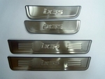 Накладки на пороги стальные JMT Hyundai ix35 2009-2015