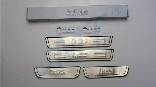 Накладки на пороги стальные JMT Hyundai ix35 2009-2015 no.15538