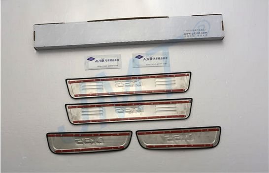 Накладки на пороги стальные JMT Hyundai ix35 2009-2015 no.15538