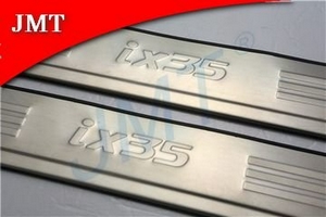 Накладки на пороги стальные JMT Hyundai ix35 2009-2015 ― Auto-Clover