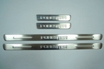 Накладки на пороги стальные JMT Subaru Forester 2008-2012