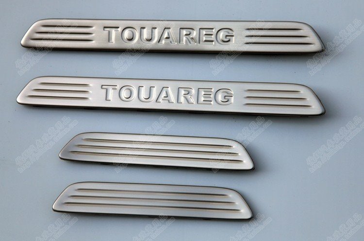 Накладки на пороги стальные OEM-Style OEM-Tuning Volkswagen Touareg II 2010-2018 no.8143
